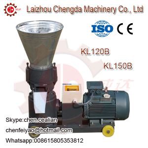 Kl120b 2.2kw 3 Kw চিকন কুকুর ফিড মিল ফ্ল্যাট ডাই রোলার ড্রাইভ কবুতর প্লেট মেশিন