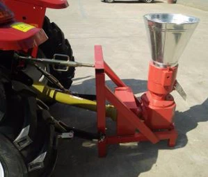 MKL395 PTO রোলার চালিত টাইপ কাঠের পেলিটাইজার মেশিন